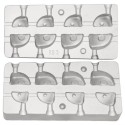 MOLDE DE PLOMOS CHEBURASHKA TETE POISSON 11 A 31GRS MOU183