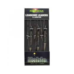 LEADCORE KORDA HYBRID LEAD CLIP WEED SILT SACHET DE 3