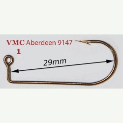 HAMECONS VMC ABERDEEN 9147 BZ X100 N1 - en stock - Hamecons Jig Moule barbarian