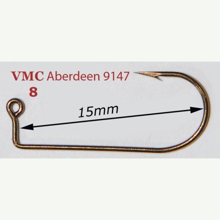 HAMECONS VMC ABERDEEN 9147 BZ X100 N8 - en stock - Hamecons Jig Moule barbarian