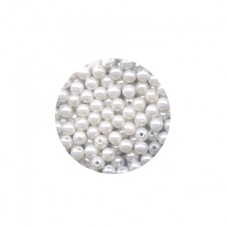 PERLE BLANCHE  3 mm - Sach.de 50