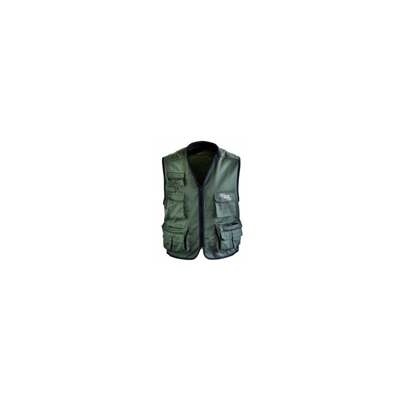 GILET DE PECHE 10 POCHES  L