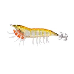 LEURRE SAVAGEAR 3D Hybrid Shrimp 9.2cm 21g EGI Jig Mirror 03-Gold Glow