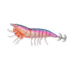 LEURRE SAVAGEAR 3D Hybrid Shrimp 9.2cm 21g EGI Jig Glitter 07-Blue back