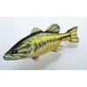 COUSSIN PELUCHE POISSON BLACK BASS 67 CM