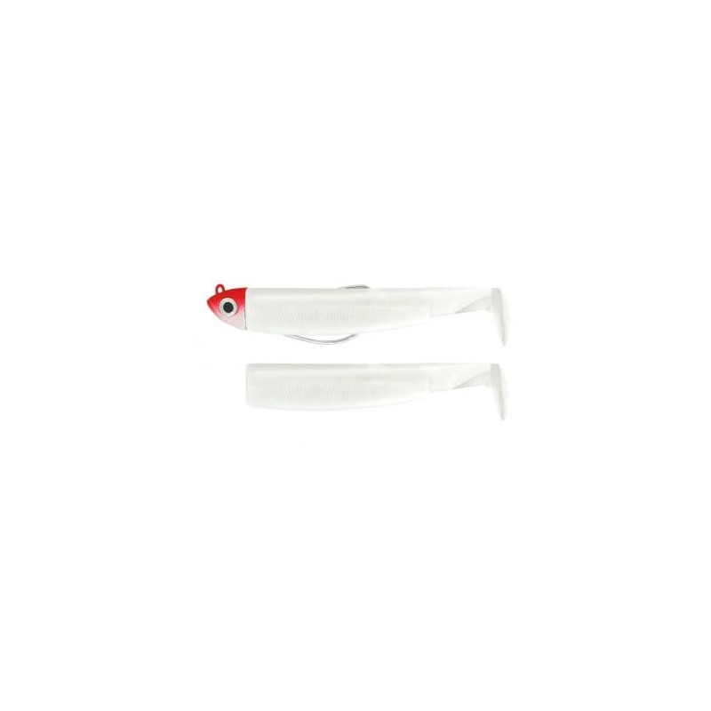 LEURRE FIIISH Combo BM120 - Shore 12g - Blanc + rech. Blanc - TP Rouge