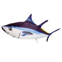 COUSSIN PELUCHE POISSON THON 65 CM ATLANTIC BLUEFIN TUNA