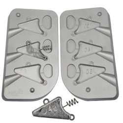 MOLDE DE PLOMOS TETE A VISSER 30-40-50GRS A1 MOU195