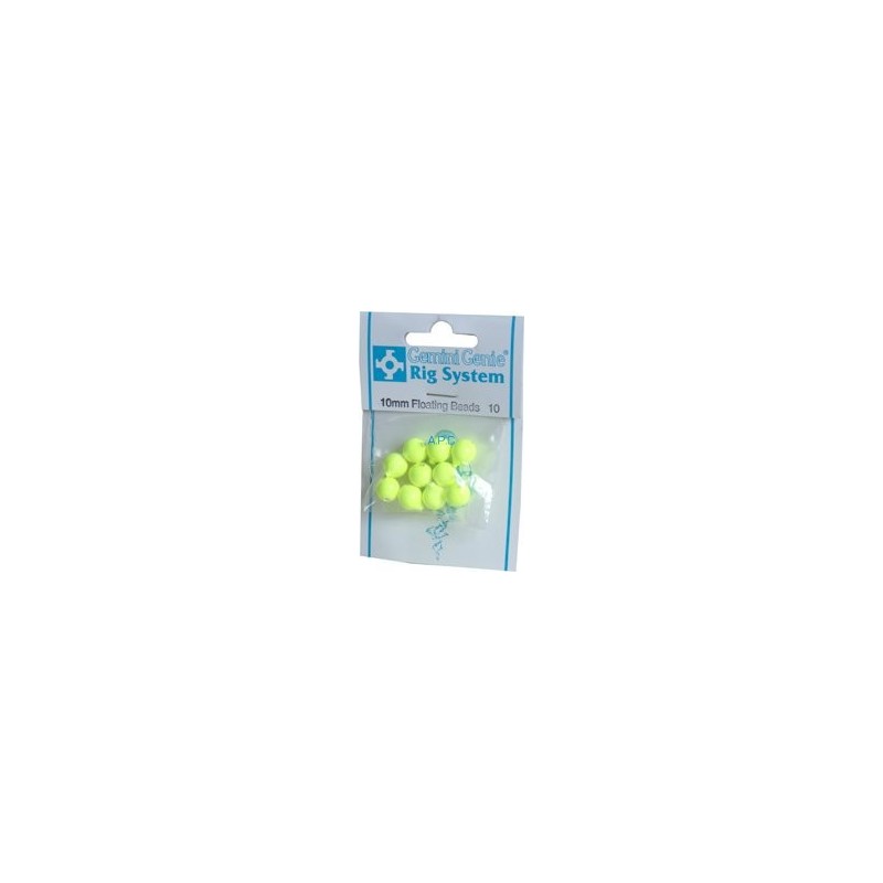 6mm Perles Flottantes - Plain sachet de 10 GEMINI