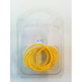 Gaine tube souple jaune 1m ---NDD Gaine tube souple jaune 1m ---NDD