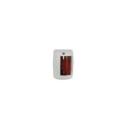 MINI FEU NAVIGATION BABORD ROUGE POLY.BLANC 60mm