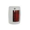 MINI FEU NAVIGATION BABORD ROUGE POLY.BLANC 60mm