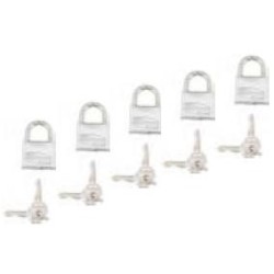 lot de 5 CADENAS MARINOX l 30mm  clés identiques