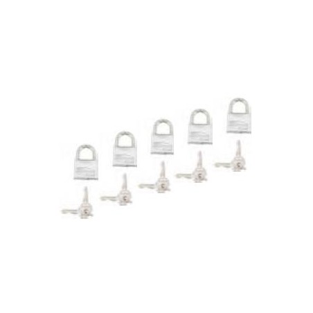 lot de 5 CADENAS MARINOX l 30mm  clés identiques