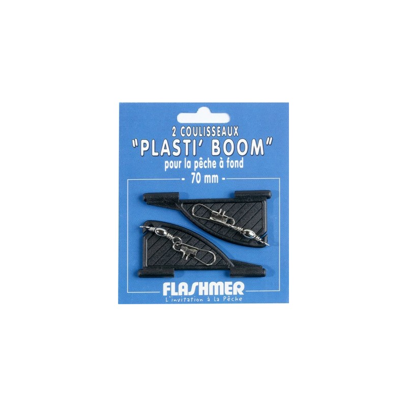 2 COULISSEAUX PLASTI'BOOM 70 mm NOIR - en stock - Coulisseaux