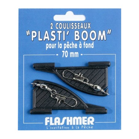 2 COULISSEAUX PLASTI'BOOM 70 mm NOIR - en stock - Coulisseaux