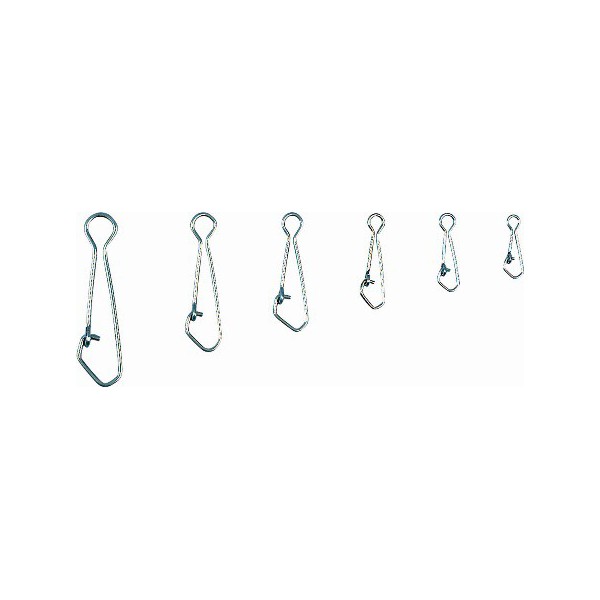 ROLLING ACCROCHE PLOMB SLIDE SNAP T6 - Sachet de 10 Alciumpeche