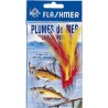 BAS DE LIGNE  FLASHMER GROSSE PECHE 3 HAMECONS 7-O COULEUR - en stock - Jeu de Plumes