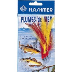 Leurres Sabiki Crevettes Lumineux - Lot De 5, Taille 4# - Pour Pêche En Mer Et Eau Douce