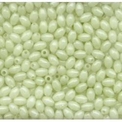 PERLES FLASHMER PHOSPHO MOLLE 5 mm à sachet de 20 - en stock - Perles