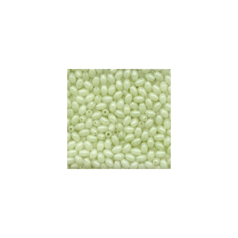 PERLES FLASHMER PHOSPHO MOLLE 5 mm à sachet de 20 - en stock - Perles