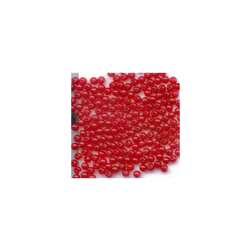 PERLES FLASHMER SURF ROUGE 4 mm sach. de 50 - FLASHMER