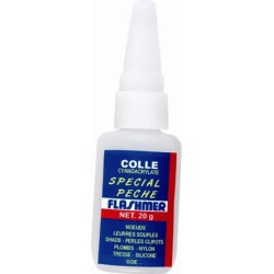 COLLE FLASHMER - FLACON DE 20 g - en stock - Colle pour leurres