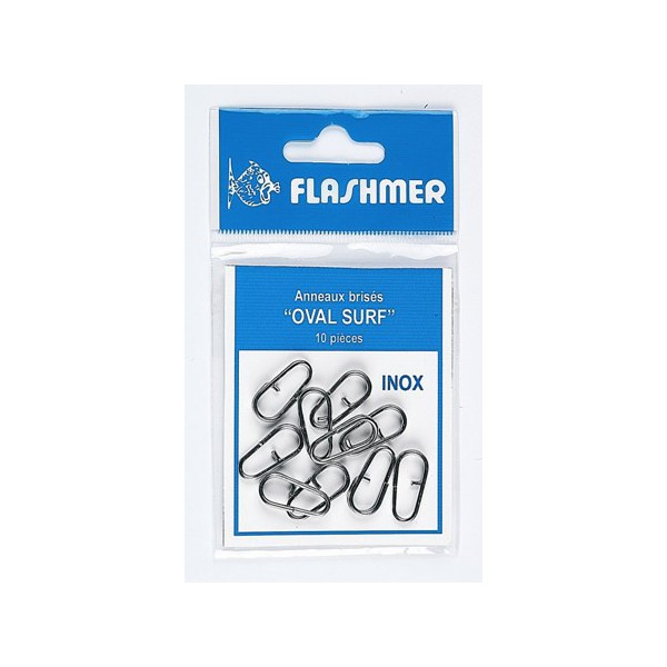 Anneaux Brisés VMC Oval 3565PO EZ Split Taille 3 – Sachet De 12 Pièces Pour Pêche Sportive