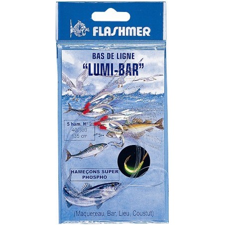 BAS DE LIGNE  FLASHMER LUMI-BAR 5 PHOSPHO 3-0 - en stock - Jeu de Plumes