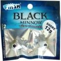 2 têtes plombées FIIISH kaki - Shore 12g Black Minnow 120