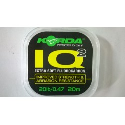 IQ Extra Soft Fluorocarbon Hooklink 20lb - en stock - Fluorocarbone
