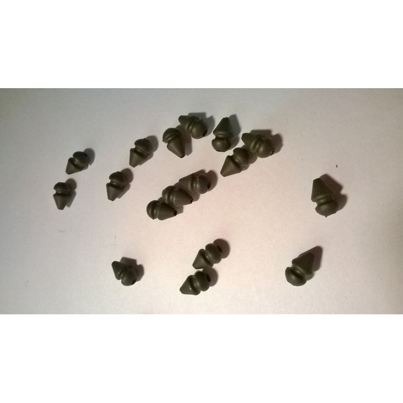 Helicopter Bead Small Green - 25 pcs - KORDA ---