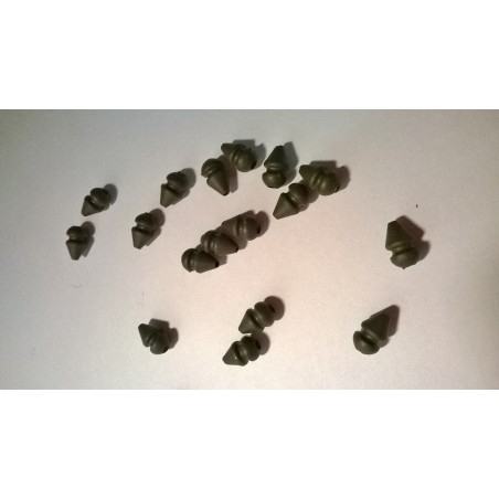 Helicopter Bead Small Green - 25 pcs - KORDA ---