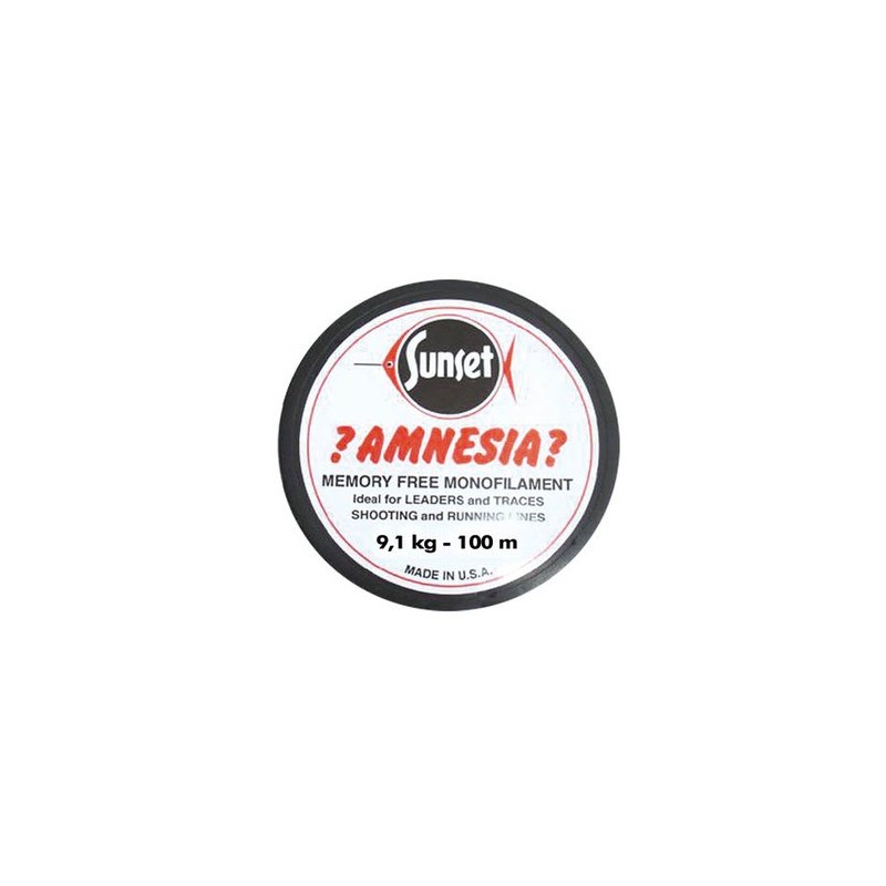 NYLON SUNSET AMNESIA 29-100 3.6Kg 8Lb - 100 m - ROUGE