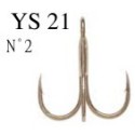 HAMECON TRIPLE DECOY YS 21    1 - YS21 N°2  pack 6