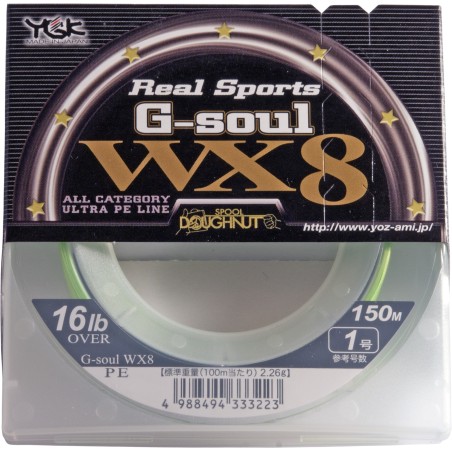 TRESSE YGK WX8 R SP G SOUL GREEN PE0.8 12LB - 150m --ntt