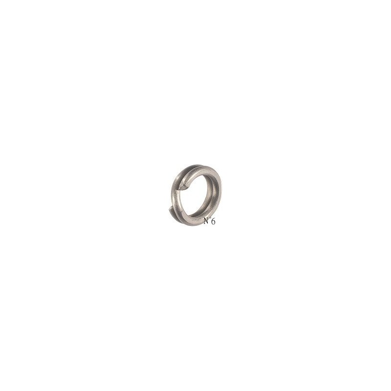 ANNEAUX BRISES RENFORCES SPLIT RING MEDIUM 6 SILV 75lb