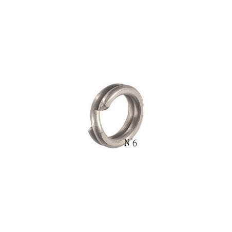 ANNEAUX BRISES RENFORCES SPLIT RING MEDIUM 6 SILV 75lb