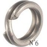 ANNEAUX BRISES RENFORCES SPLIT RING MEDIUM 6 SILV 75lb