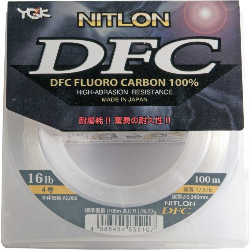 NYLON YGK FLUOROCARBONE NITLON DFC 20 LB – PE 4,5 – 0,378 -  100M