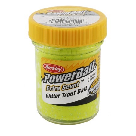 PATE A TRUITE SELECT GLITTER TROUTBAIT 50G CHARTREUSE STBGC - en stock - Pate à Truite