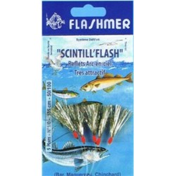 BAS DE LIGNE  FLASHMER SCINTILL'FLASH 5 N°6 - en stock - Jeu de Plumes