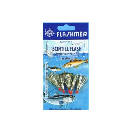 BAS DE LIGNE  FLASHMER SCINTILL'FLASH 5 N°6 - en stock - Jeu de Plumes