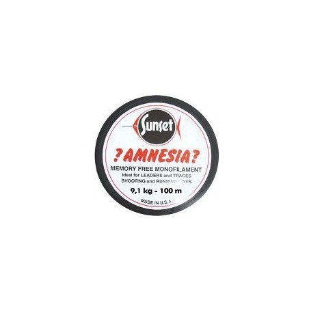 NYLON SUNSET AMNESIA 38-100 6.8Kg 15Lb 100 m ROUGE - en stock - Nylon