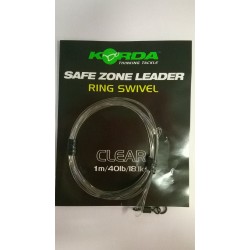 Korda Kamo Leader Ring Swivel 40lb Clear