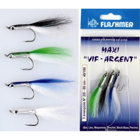 CUILLER FLASHMER MAXI VIF ARGENT 3 TEASERS 2-0 DOS BLEU