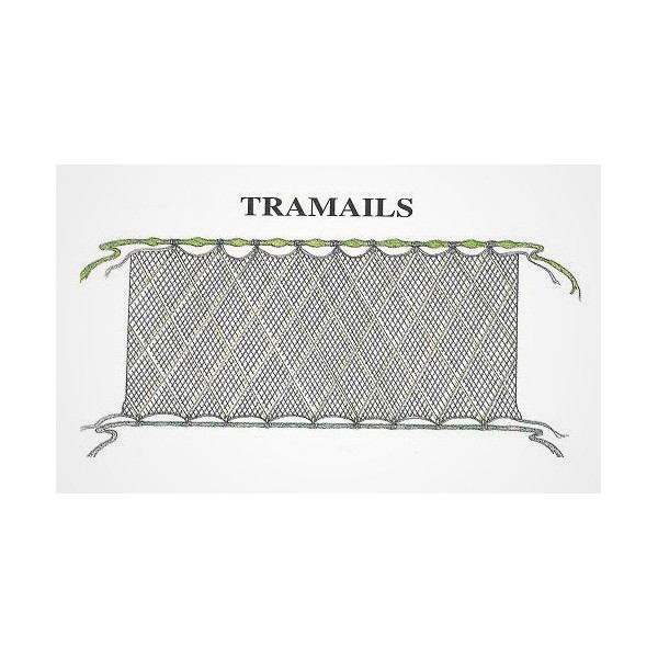 filet de peche tramail mer