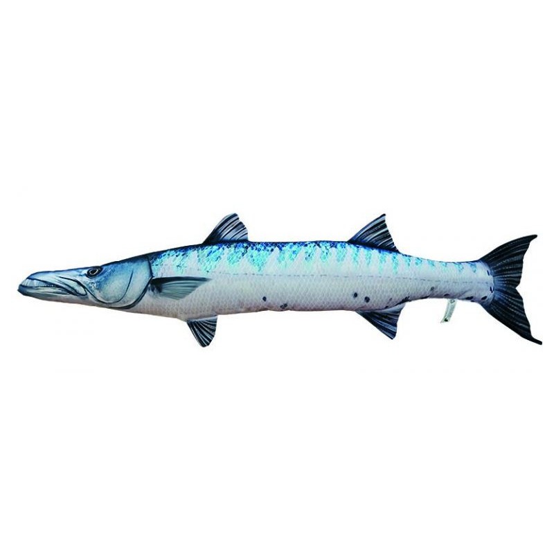 COUSSIN PELUCHE POISSON BARRACUDA 110 CM