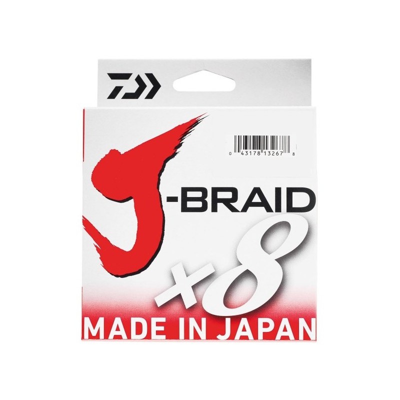 TRESSE DAIWA JBRAID 8B 150M 06mm 4kg VERT