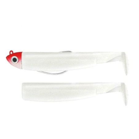 LEURRE FIIISH Combo BM90 - Off Shore - 10g - Blanc + rech. Blanc - TP Rouge